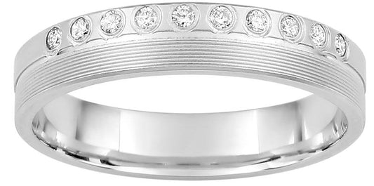 9K141G40D - Rings - 9CT WHITE GOLD