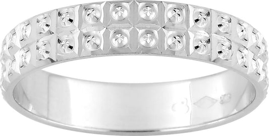 9K165G40 - Rings - 9CT WHITE GOLD