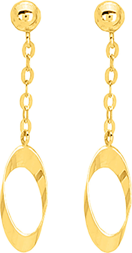 9K3461 - Earrings - 9CT YELLOW GOLD