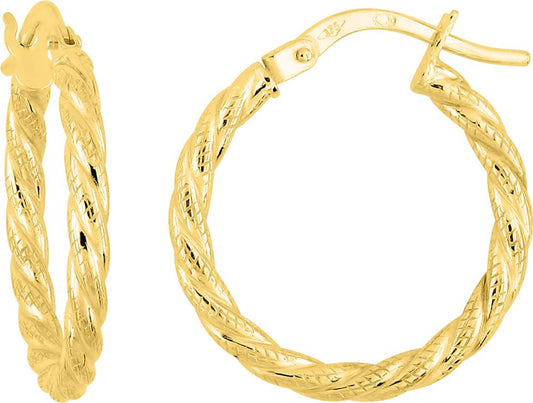 9K3509.1 - Earrings - 9CT YELLOW GOLD
