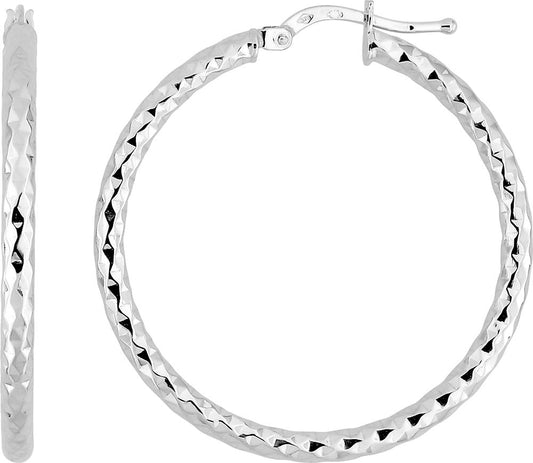 9K3631GR - Earrings - 9CT WHITE GOLD