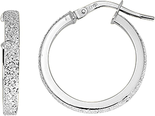 9K3687GR - Earrings - 9CT WHITE GOLD