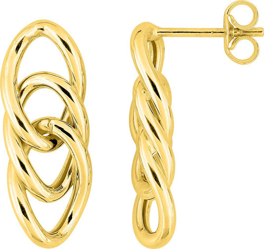 9K3888 - Earrings - 9CT YELLOW GOLD