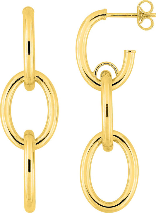 9K3889 - Earrings - 9CT YELLOW GOLD