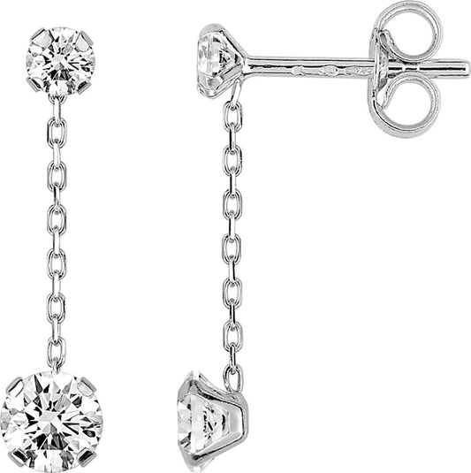 9K8377GZ - Earrings - 9CT WHITE GOLD