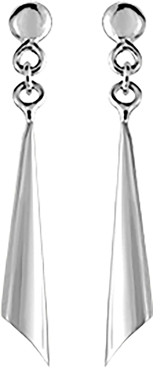 9K8468GR - Earrings - 9CT WHITE GOLD