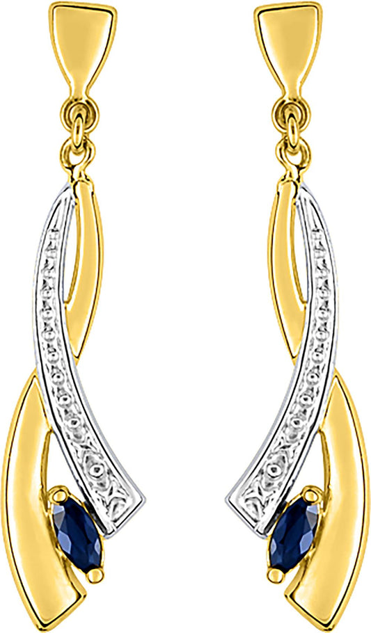 9KGL304BS - Earrings - 9CT GOLD