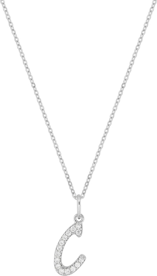 9KLGD01CW - Necklaces - 9CT WHITE GOLD