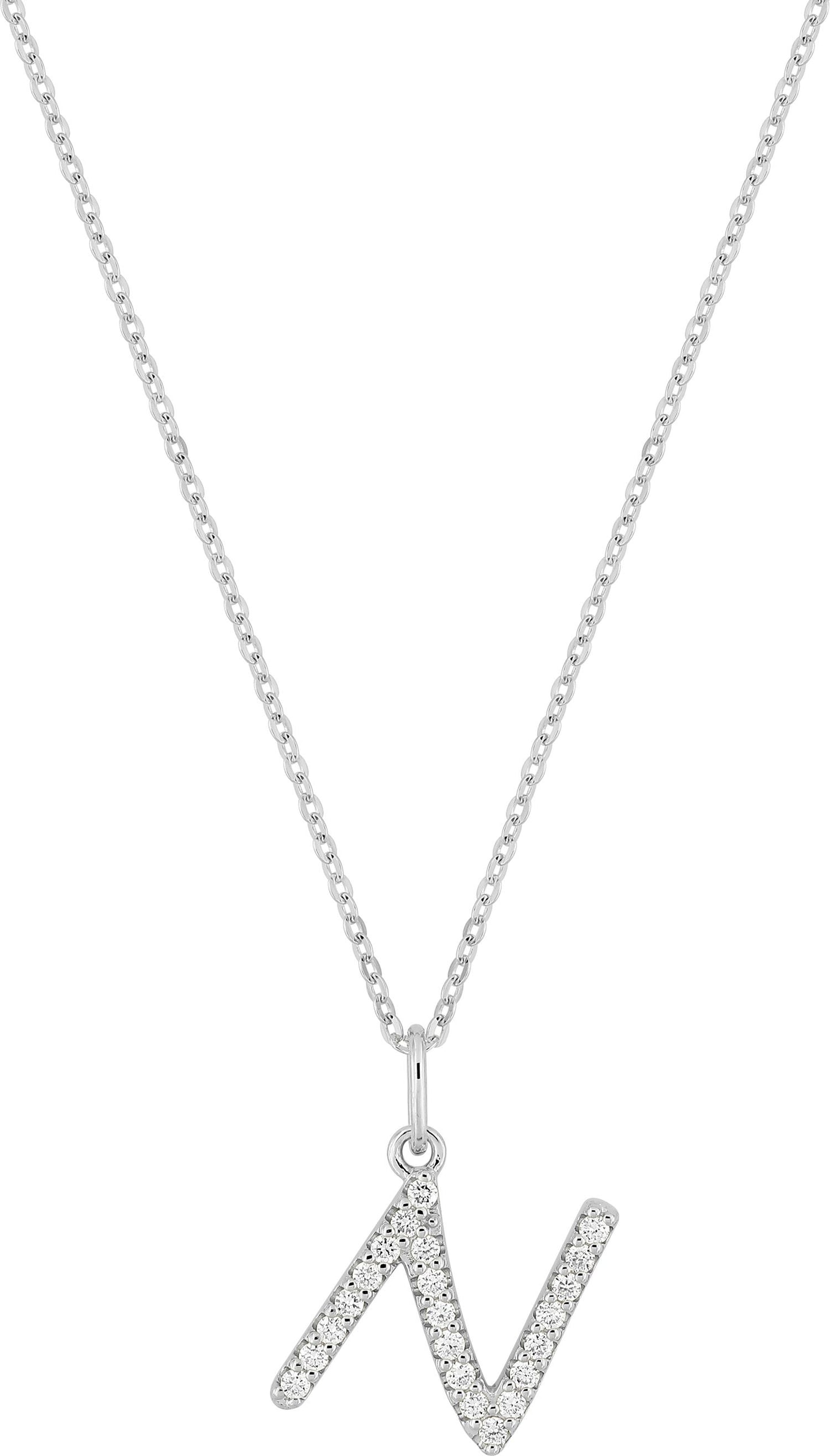 9KLGD01NW - Necklaces - 9CT WHITE GOLD