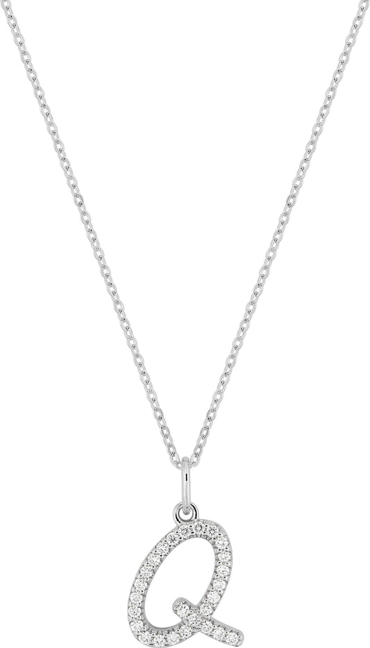 9KLGD01QW - Necklaces - 9CT WHITE GOLD