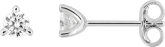 9KLGD048W - Earrings - 9CT WHITE GOLD