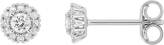 9KLGD053W - Earrings - 9CT WHITE GOLD
