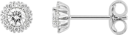 9KLGD054W - Earrings - 9CT WHITE GOLD