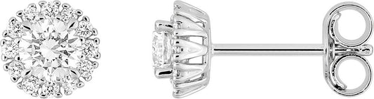 9KLGD056W - Earrings - 9CT WHITE GOLD