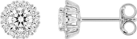 9KLGD057W - Earrings - 9CT WHITE GOLD