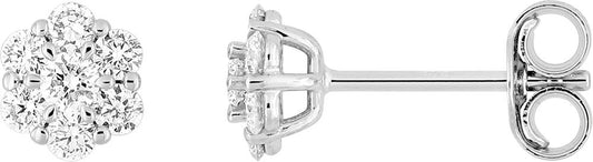 9KLGD077W - Earrings - 9CT WHITE GOLD