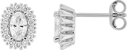 9KLGD126W - Earrings - 9CT WHITE GOLD