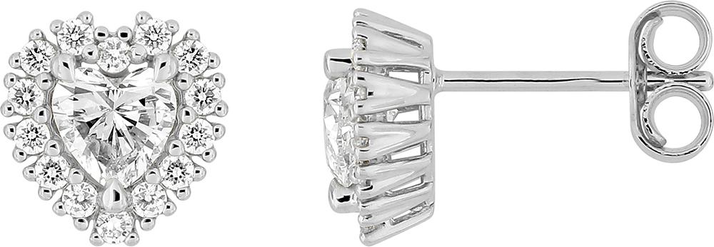9KLGD131W - Earrings - 9CT WHITE GOLD