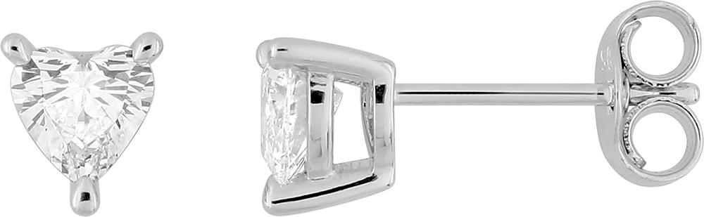 9KLGD140W - Earrings - 9CT WHITE GOLD