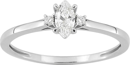 9KLGD144W - Rings - 9CT WHITE GOLD