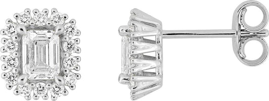 9KLGD160W - Earrings - 9CT WHITE GOLD