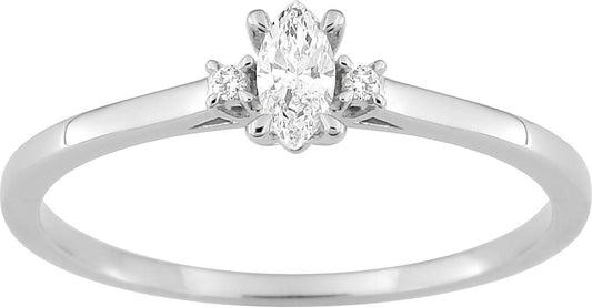 9KLGD182W - Rings - 9CT WHITE GOLD