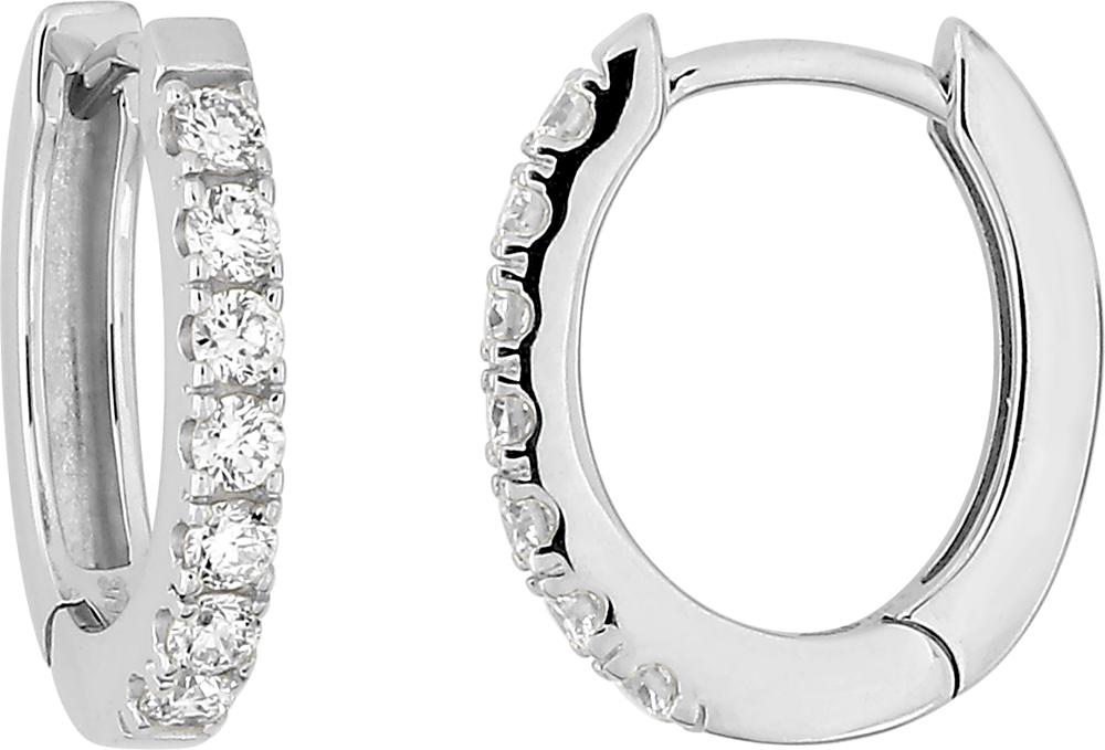 9KLGD186W - Earrings - 9CT WHITE GOLD