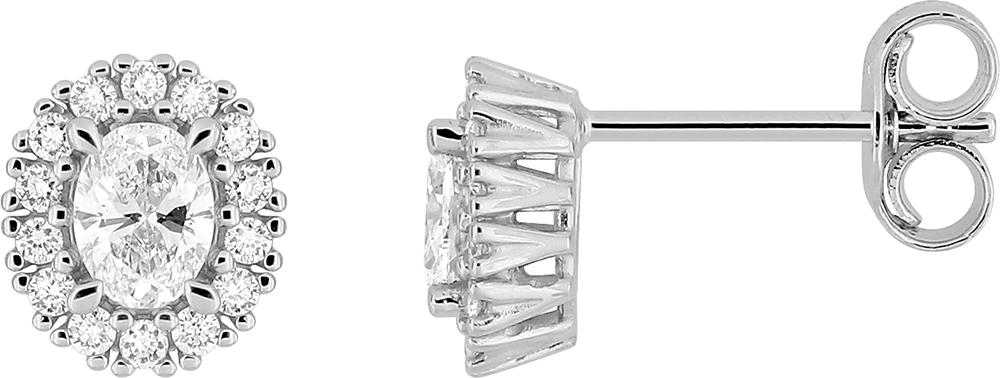 9KLGD194W - Earrings - 9CT WHITE GOLD