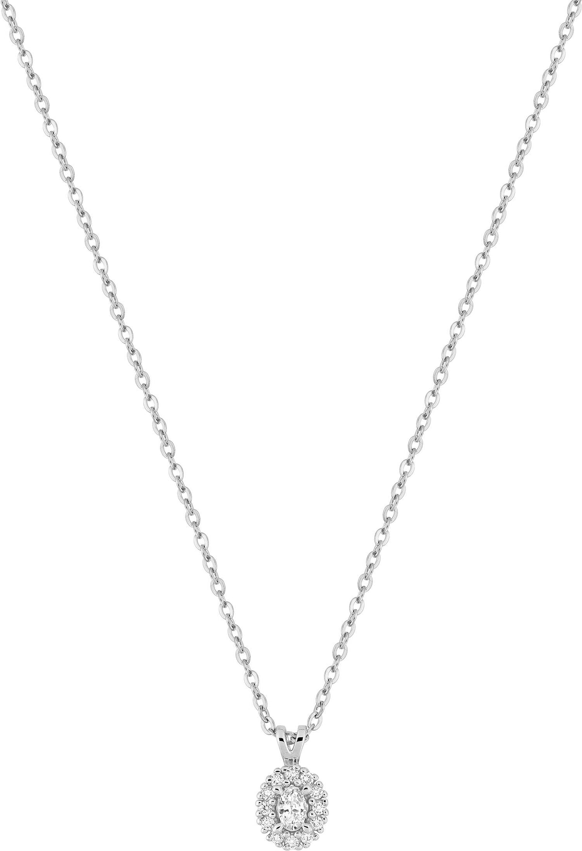 9KLGD205W - Necklaces - 9CT WHITE GOLD