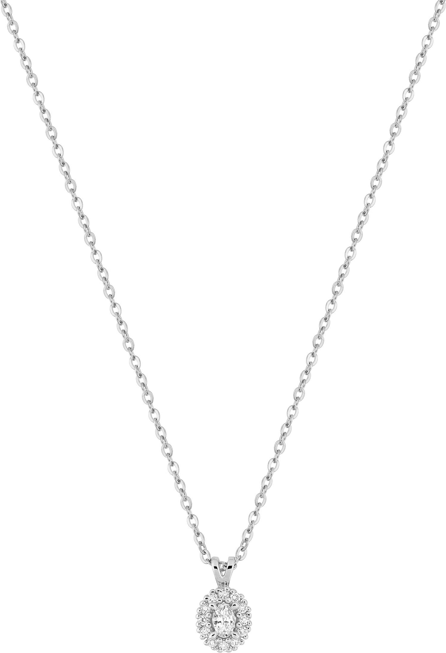 9KLGD205W - Necklaces - 9CT WHITE GOLD