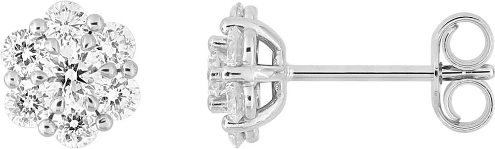 9KLGD228W - Earrings - 9CT WHITE GOLD