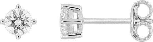 9KLGD242W - Earrings - 9CT WHITE GOLD