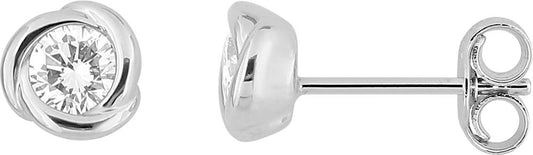 9KLGD249W - Earrings - 9CT WHITE GOLD