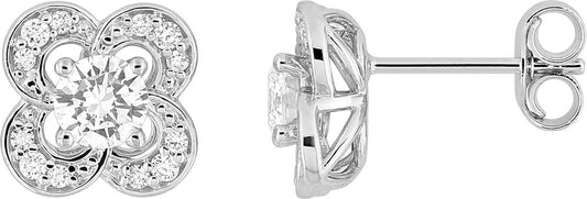 9KLGD278W - Earrings - 9CT WHITE GOLD