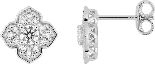 9KLGD283W - Earrings - 9CT WHITE GOLD