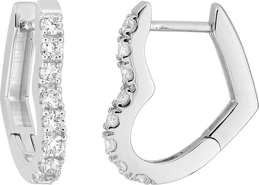 9KLGD284W - Earrings - 9CT WHITE GOLD