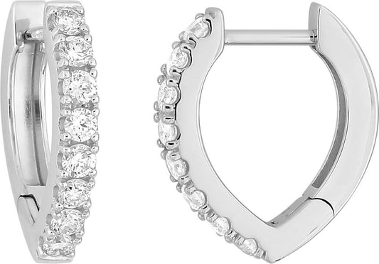 9KLGD285W - Earrings - 9CT WHITE GOLD
