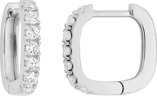 9KLGD286W - Earrings - 9CT WHITE GOLD