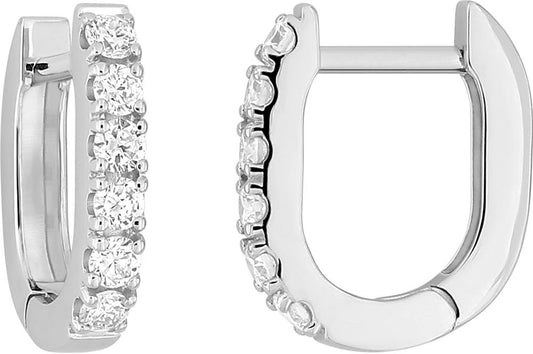 9KLGD287W - Earrings - 9CT WHITE GOLD