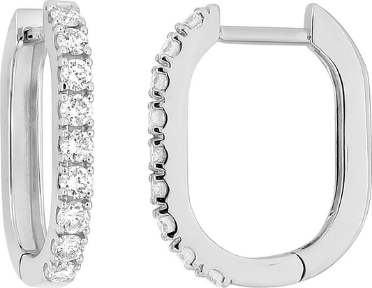 9KLGD289W - Earrings - 9CT WHITE GOLD