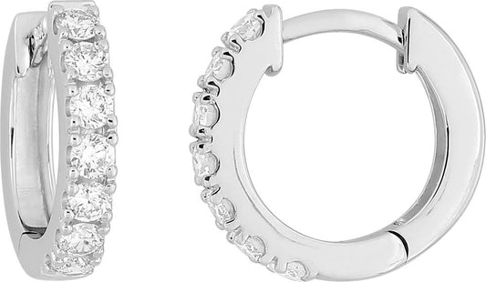 9KLGD292W - Earrings - 9CT WHITE GOLD