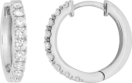 9KLGD293W - Earrings - 9CT WHITE GOLD