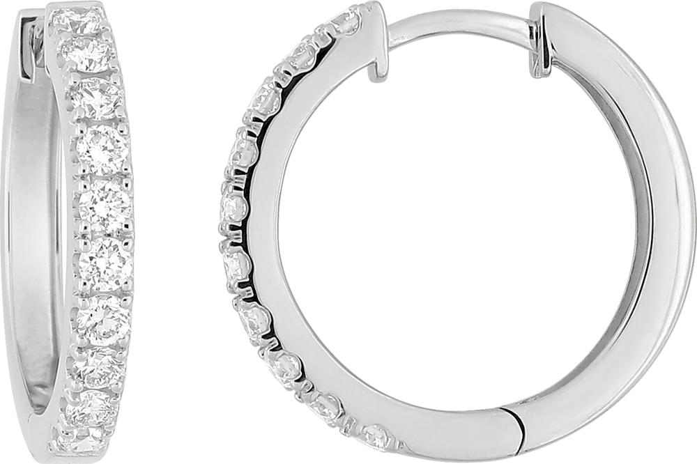 9KLGD294W - Earrings - 9CT WHITE GOLD