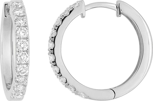 9KLGD294W - Earrings - 9CT WHITE GOLD