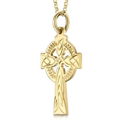 CC011E - PEND CELTIC CROSS ENGRAVED