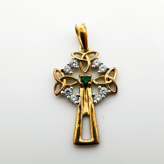 CC056GR - PEND GR CZ CELTIC CRO