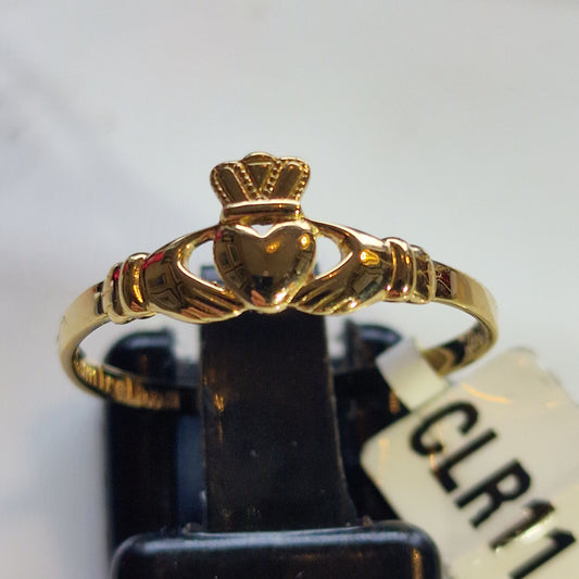 CLR11 - RING CLADD PLAIN KID