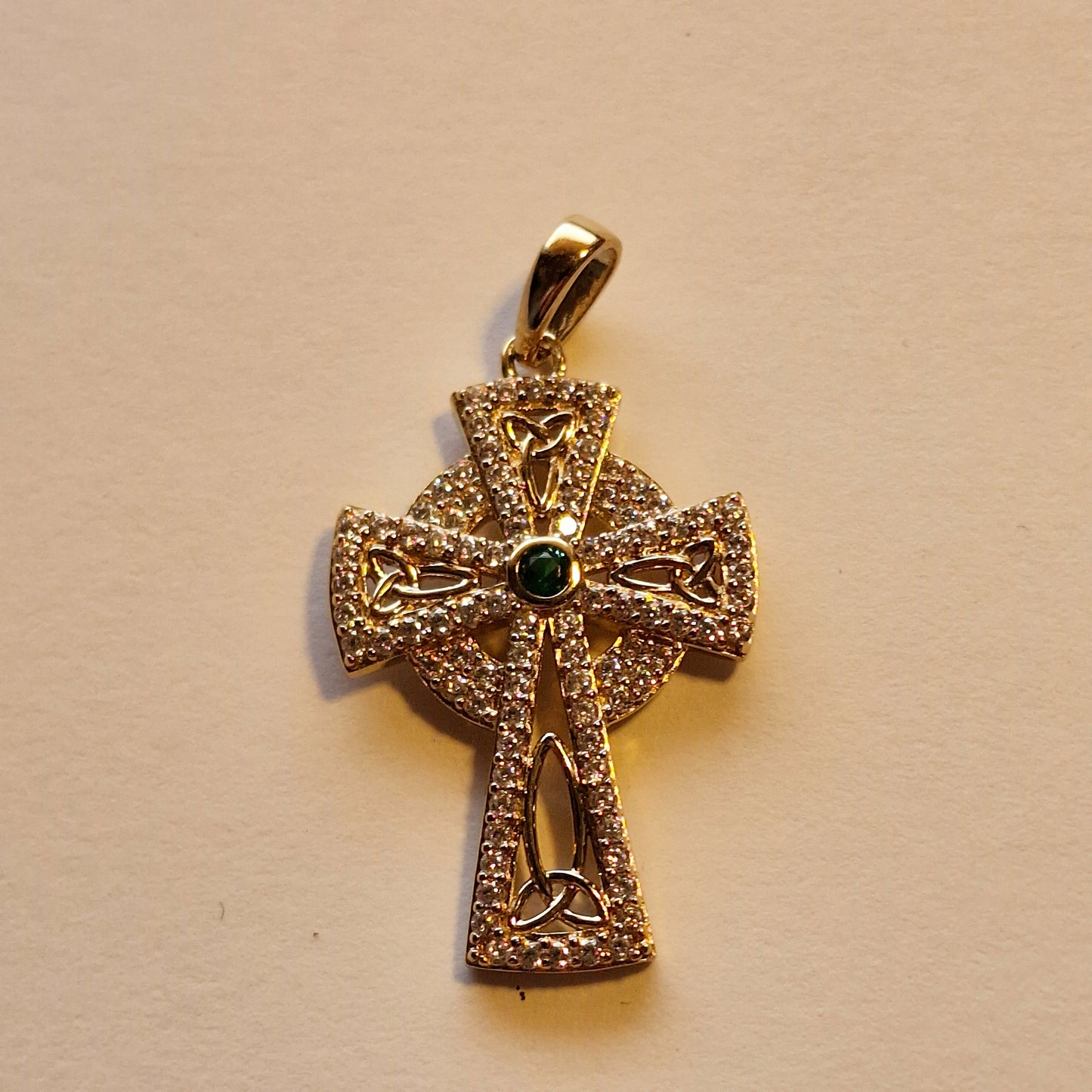 CC197CZ/GR - PEND TRINITY CZ/GR CELTIC CRO