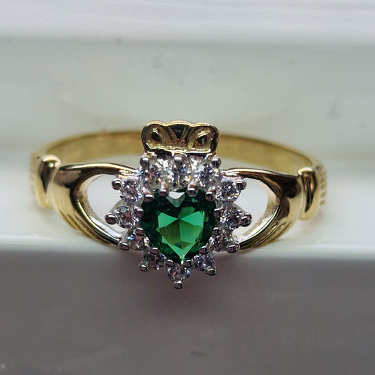 CLR36GR - RING GREEN CLADD CL