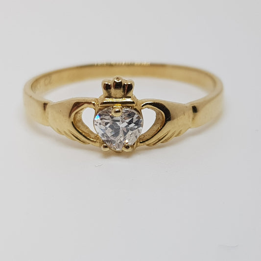 CLR37CZ - RING CZ CLADD CLA